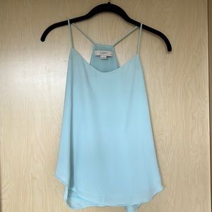 LOFT Camisole spaghetti strap Light blue top XXSP petite *